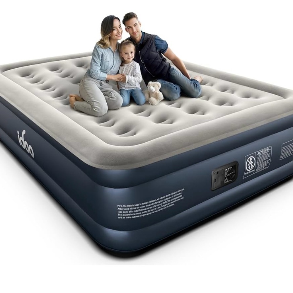 Air Mattress - Queen Size, Gray